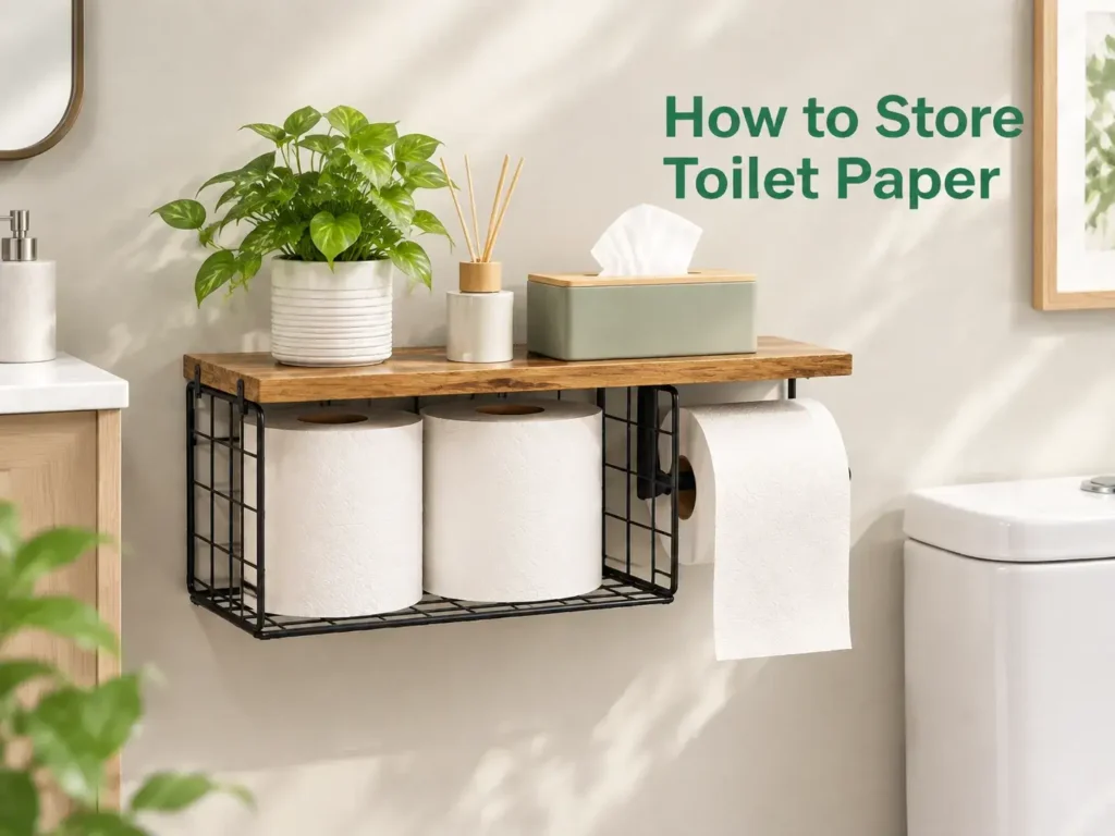 How to Store Toilet Paper